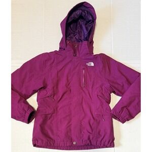 THE NORTH FACE Hyvent - Women's Interchange Hooded Ski Jacket Pink Purple -Small
